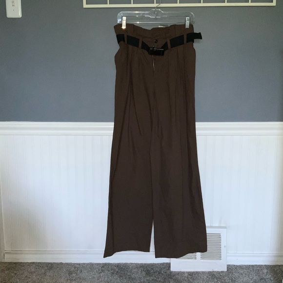 NWT High Rise Paperbag Pants - Picture 4 of 4
